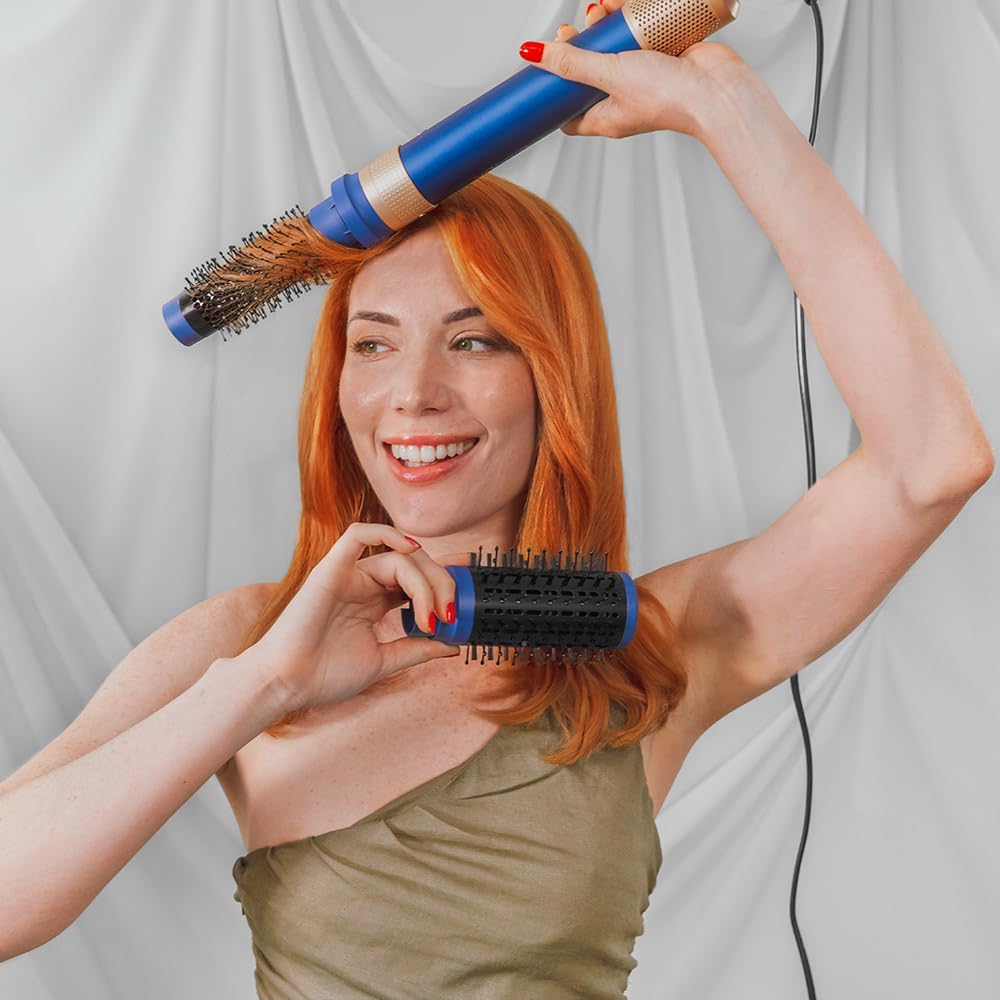Cecotec - Brosse soufflante AirGlam 14in1, 1400W, 3 températures, 14 têtes