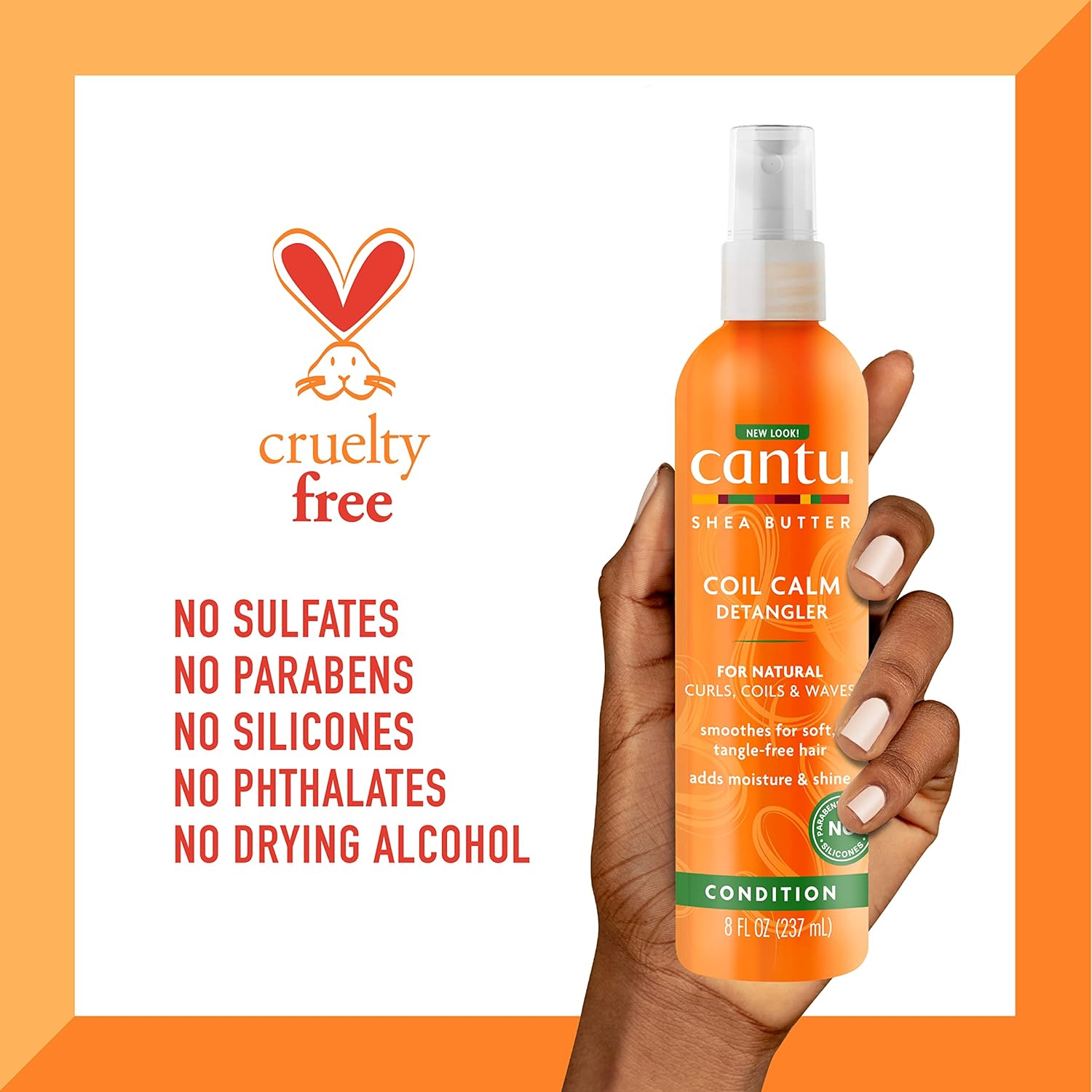 Cantu - Coil Calm Soin Démêlant, 237ml, beurre de karité, lot de 2