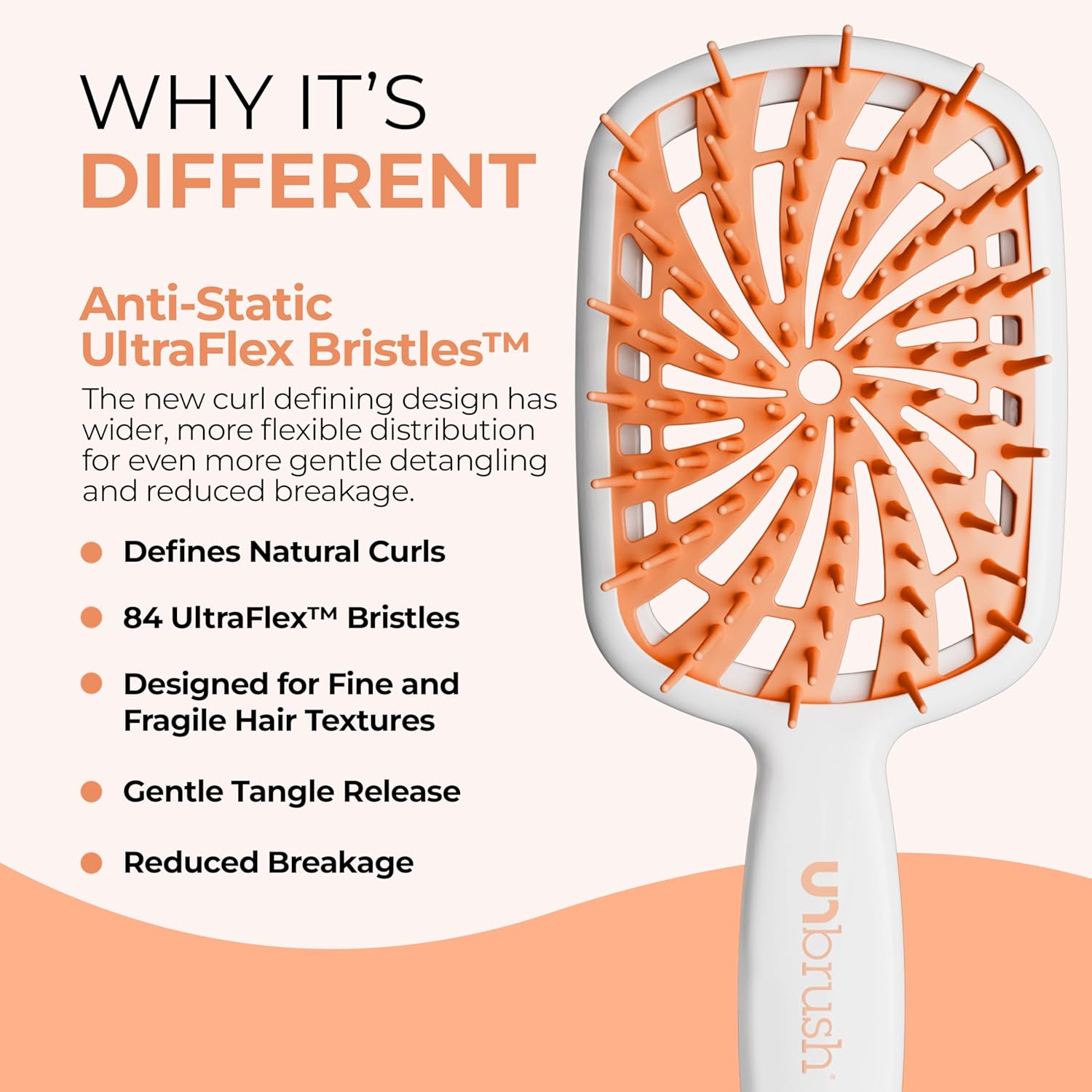FHI Heat - UNbrush Plus - ultra légère, 84 poils UltraFlex, ventilée