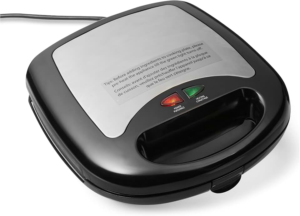 melyano Basics - Appareil 3 en 1 - plaques amovibles - 700W, noir
