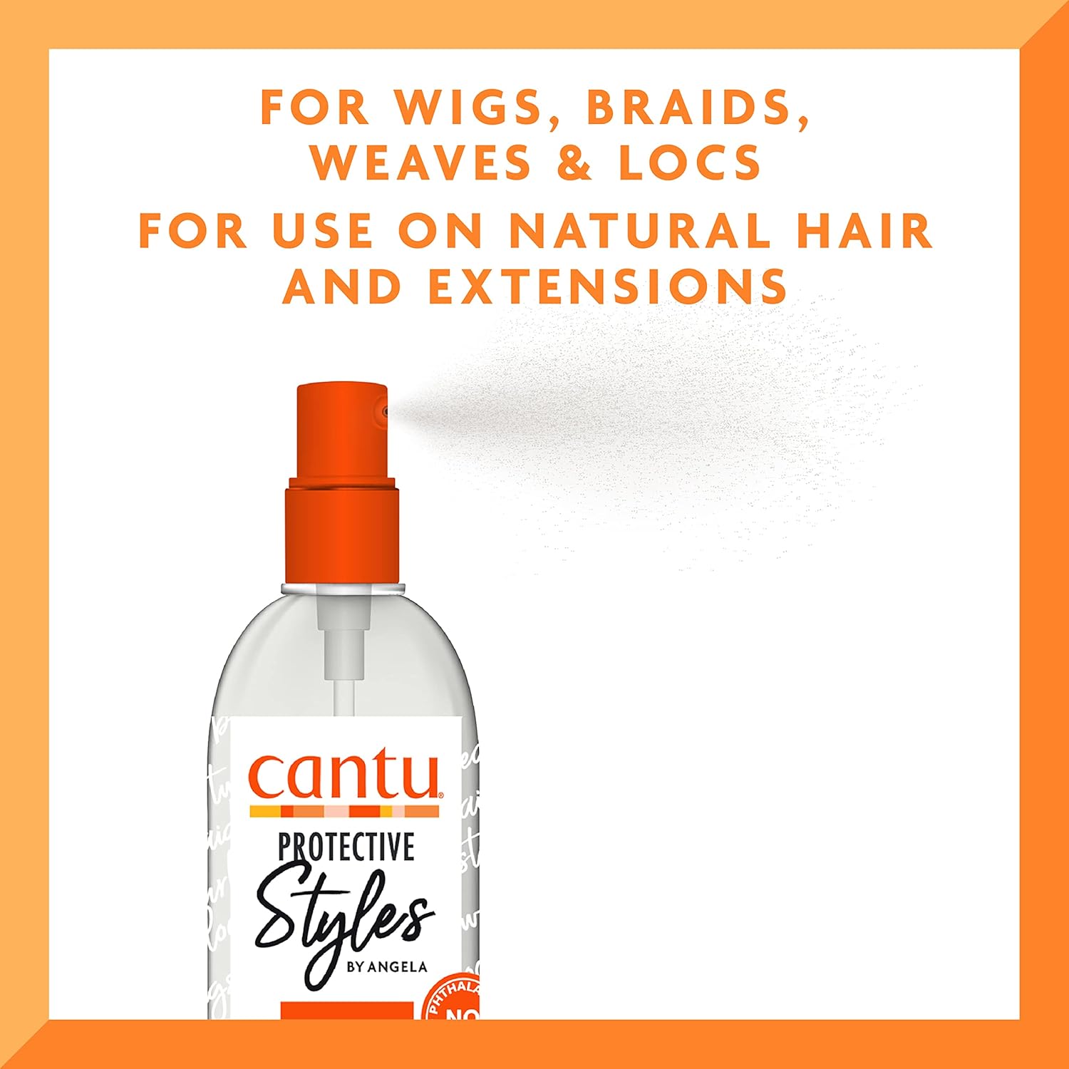 Cantu - Protective Styles Brume Rafraîchissante - 118ml - parfumée cheveux