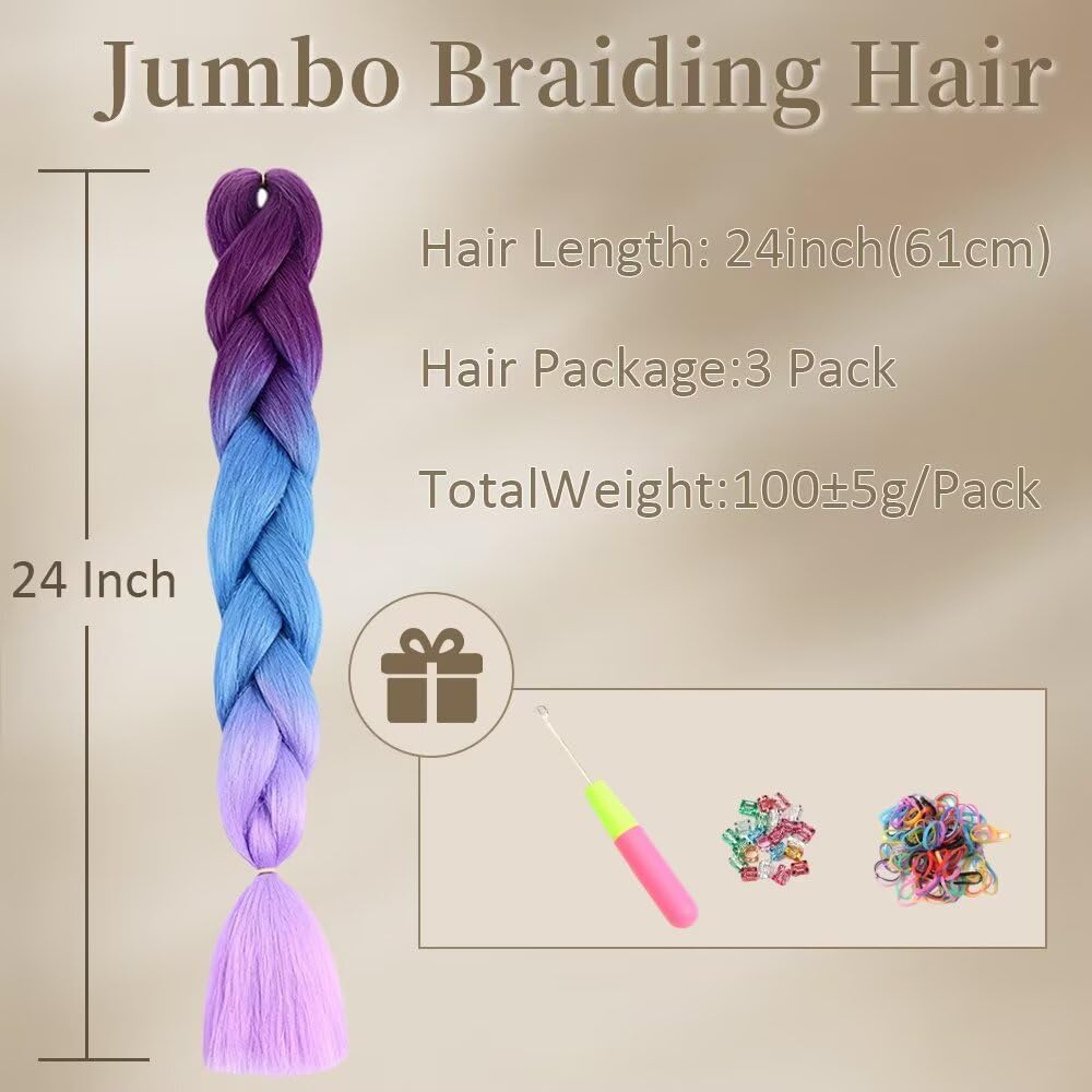 ShowJarlly - Ombre Jumbo Braids 24