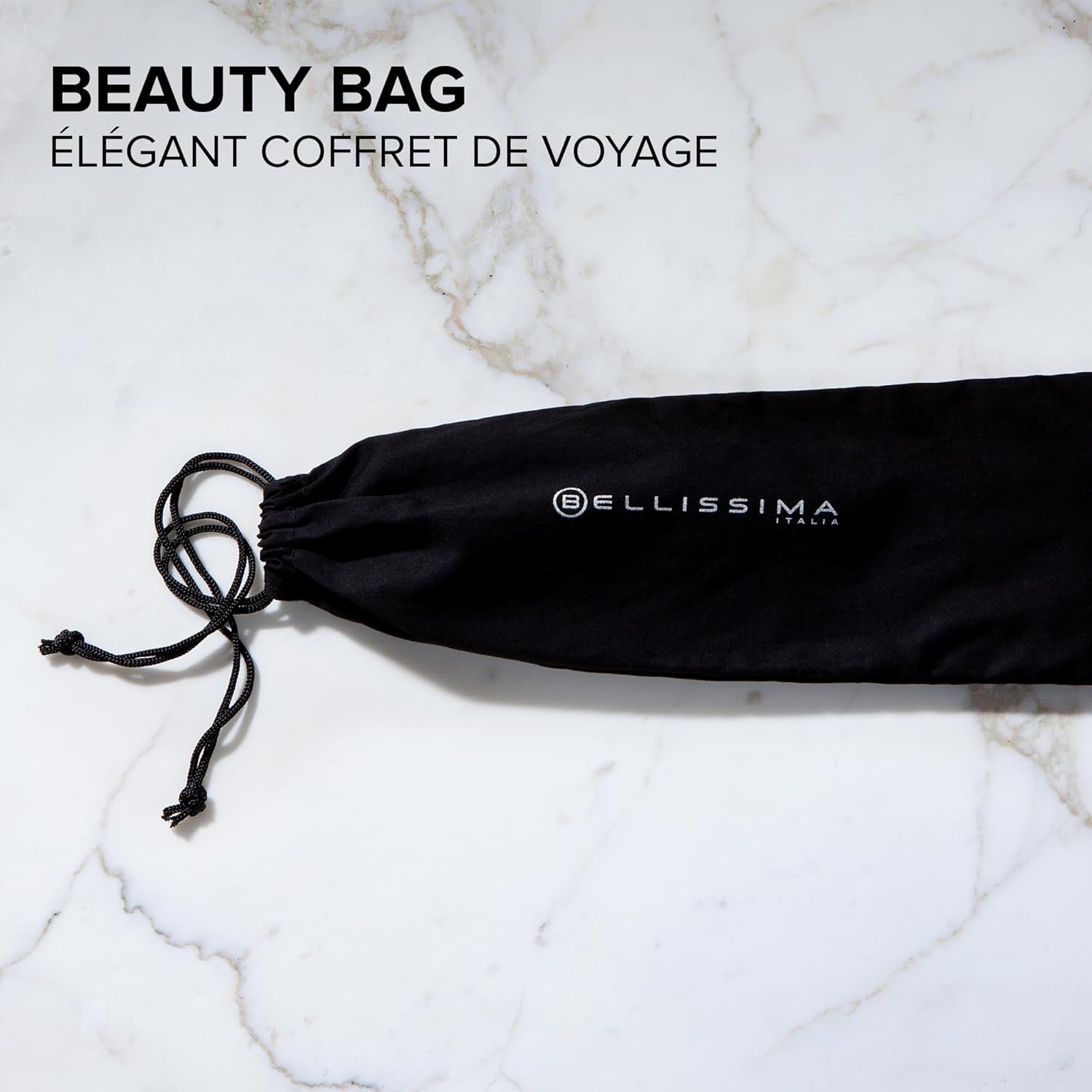Bellissima - Mini lisseur compact, léger, céramique, 200°C, multivoltage