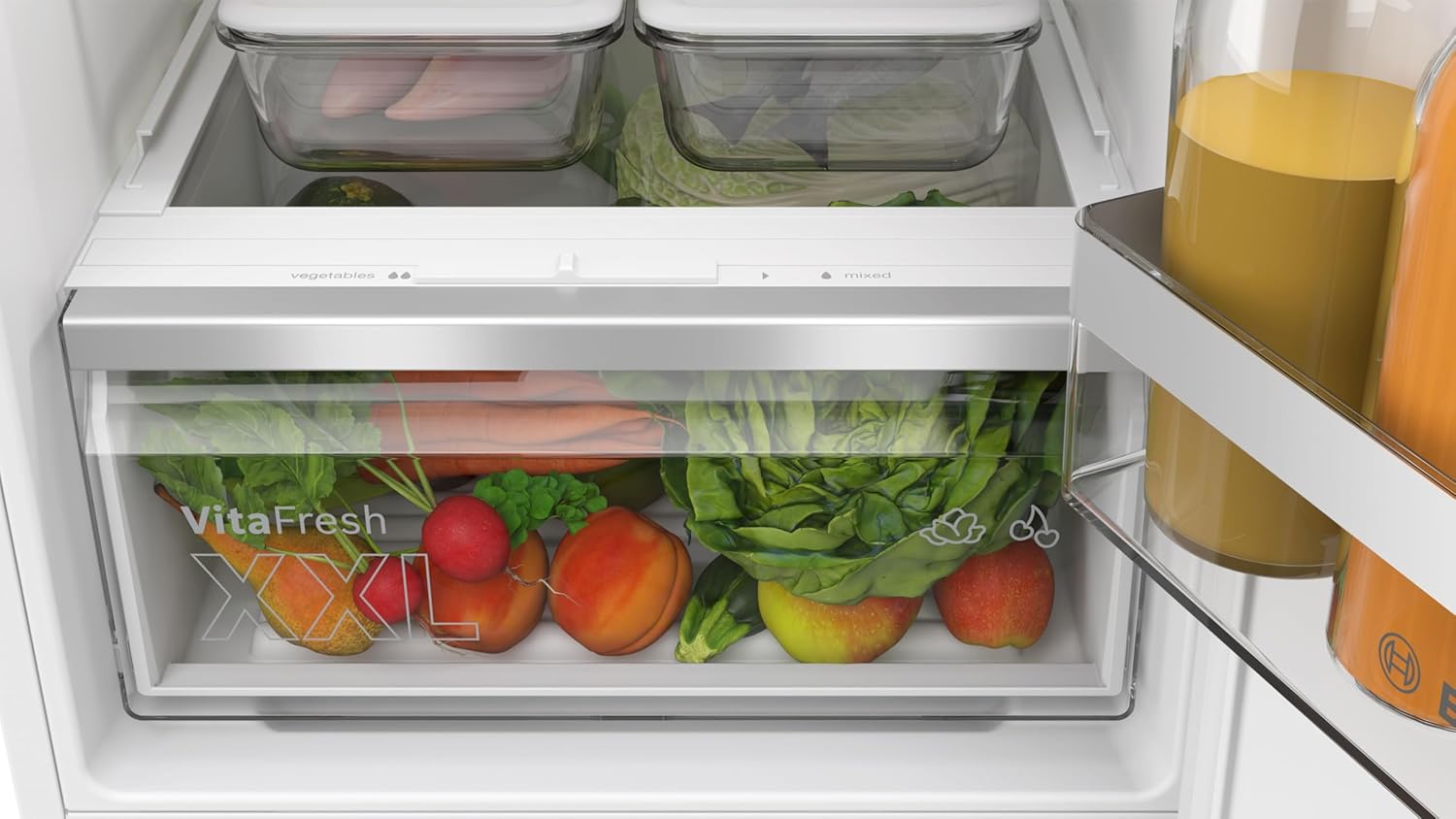 Bosch - Série 4 - 177,2x54,1 cm - Frigo congélateur encastrable, 267L - KIV86VSE0