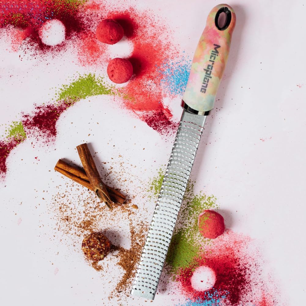 Microplane - Râpe à zester série Ombre - lame fine, inox, US, zeste, parmesan