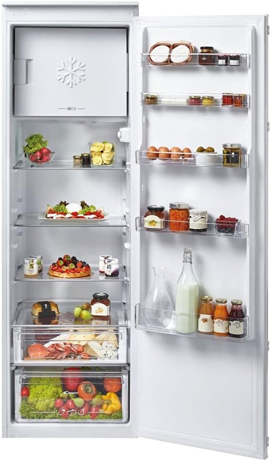 Candy – Réfrigérateur 1 porte 178 cm, 286L, freezer, silencieux, CM4S518EW