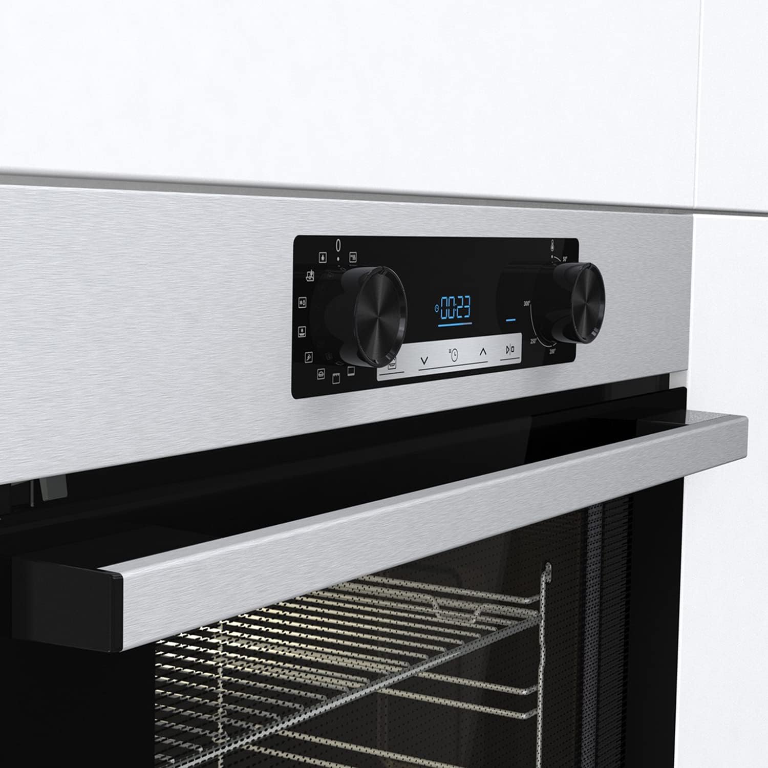 Hisense - BI64211PX - 77L - Pyrolyse, 13 fonctions, AirFry, LED, Inox, Classe A+