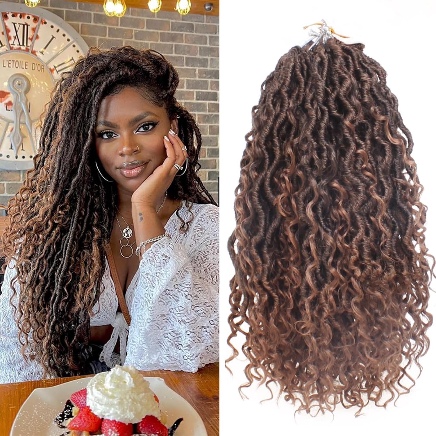 Xtrend - Faux Locs cheveux bouclés, 14