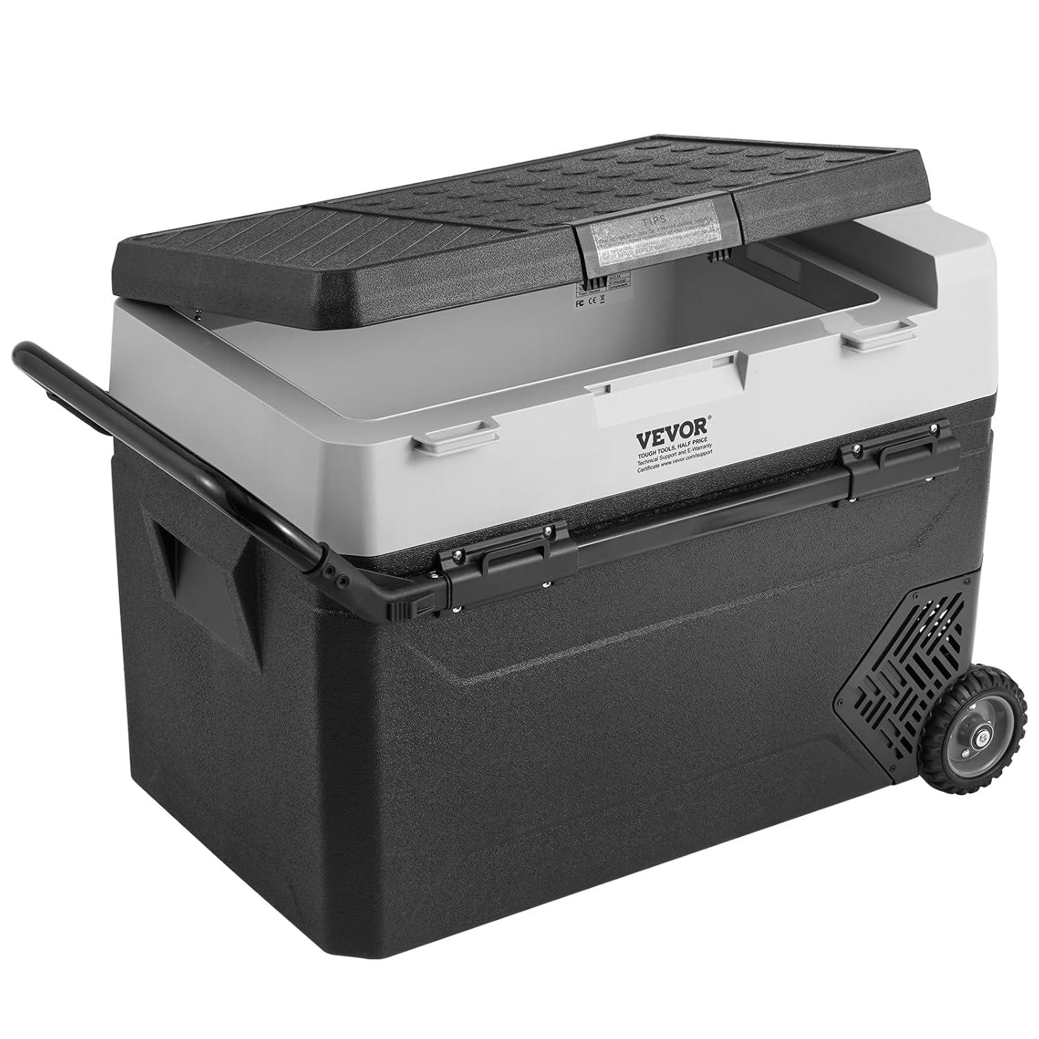 VEVOR - Réfrigérateur Portable 60L, 12V, -20°C à 20°C, roulettes