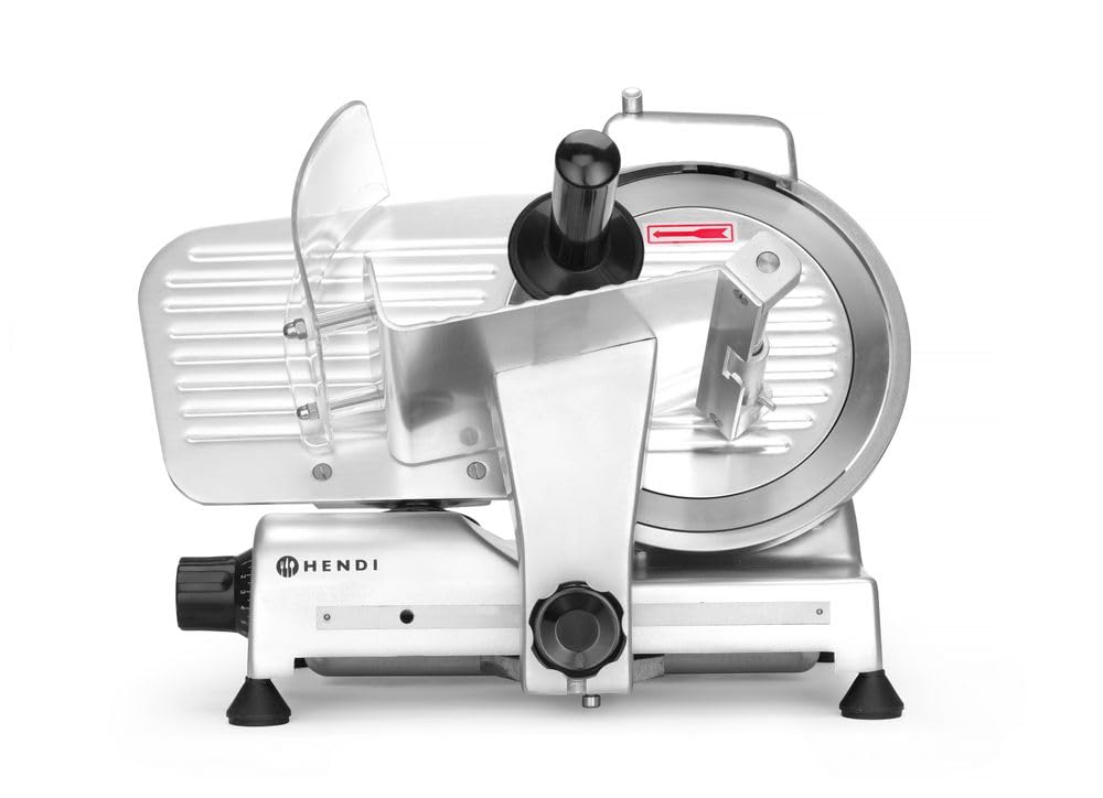 Hendi - Profi Line 220 - 506x435x347mm - Trancheuse électrique, multi-usages, lame 220mm, épaisseur 0-12mm, 280W