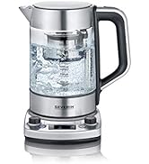 Severin Tea Maker avec fonction de levage automatique, bouilloire avec réglage de la température et chaudière rapide...