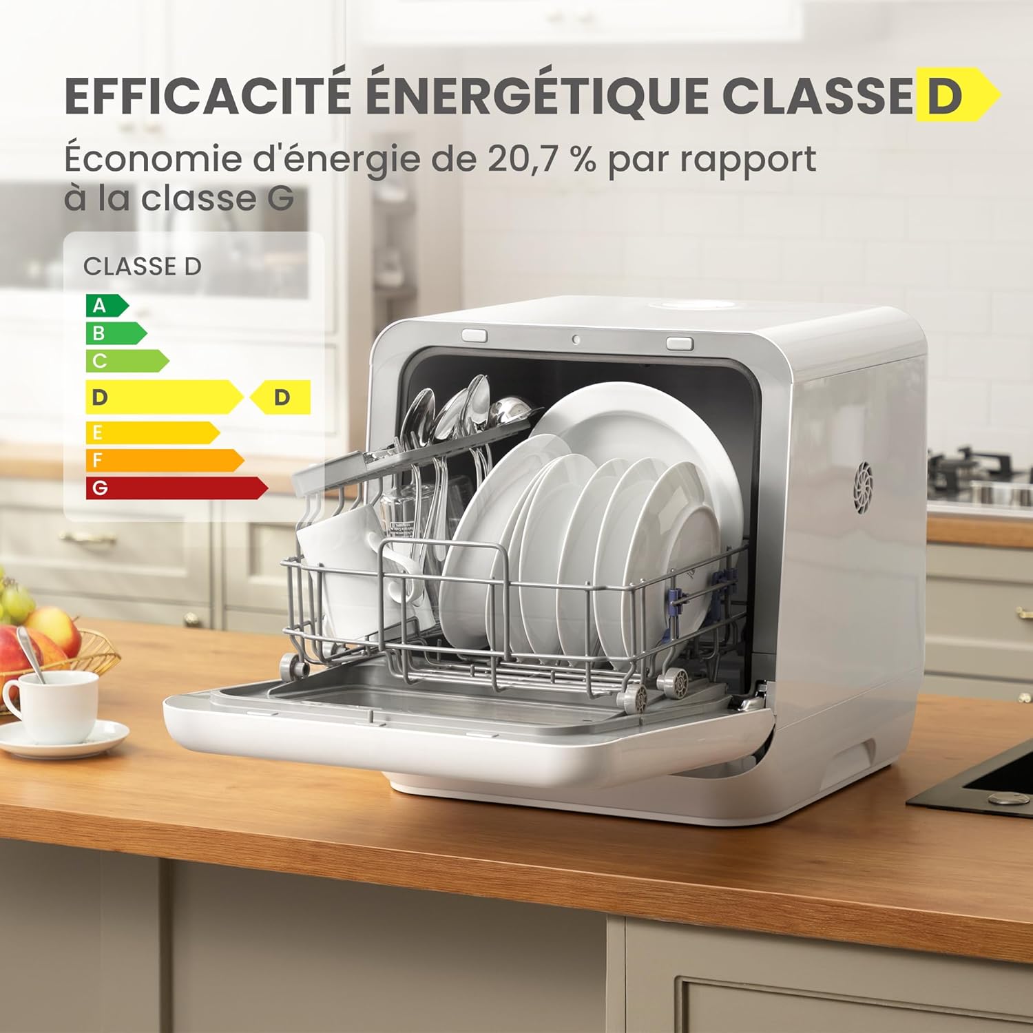 COMFEE’ -  6 programmes, vapeur, TD305-WH