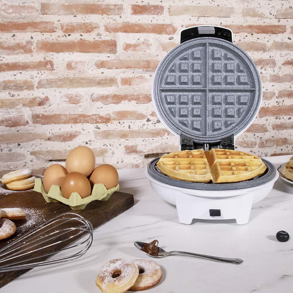 Cecotec - Fun Gofrestone 3in1 - 700W - gaufrier, 3 plaques, revêtement antiadhésif, lave-vaisselle