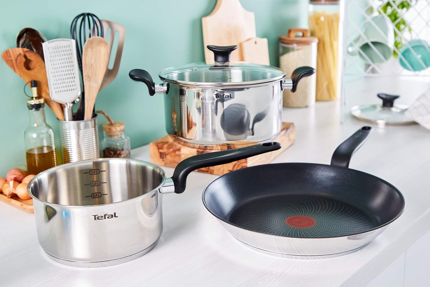 Tefal - Primary poêle inox 30 cm antiadhésive induction E3090704