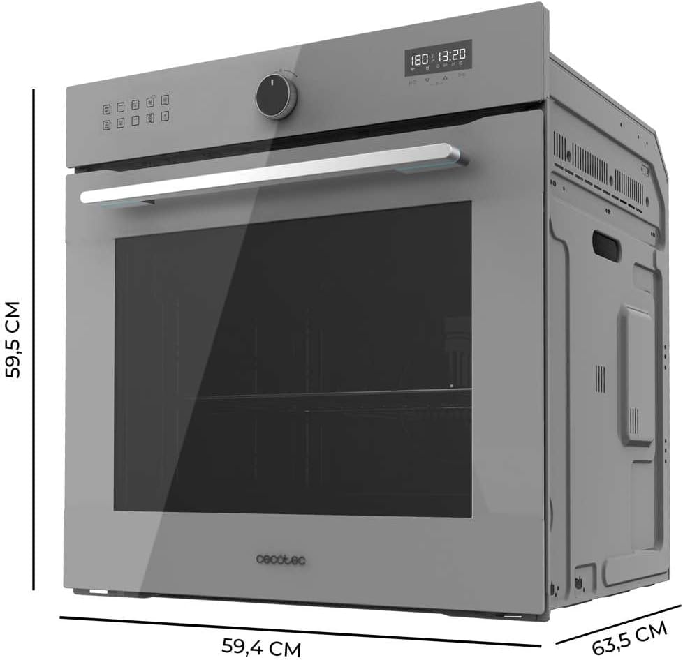 Cecotec - Four encastrable Bolero 60cm, 81L, Airfryer, 3400W, AF316000