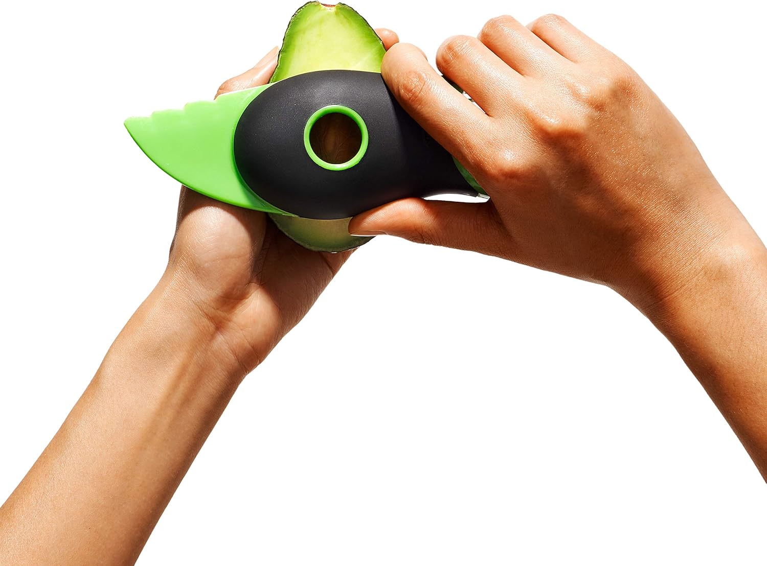 OXO - Good Grips 3 en 1 - Coupe avocat, lame dénoyauter, trancheuse