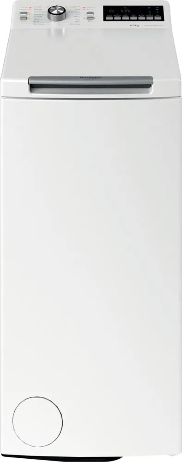 Hotpoint - lave-linge top 6,5 kg, 1200 tr/min, BPM - 90x40x60 cm - WMTG6524BFR/N