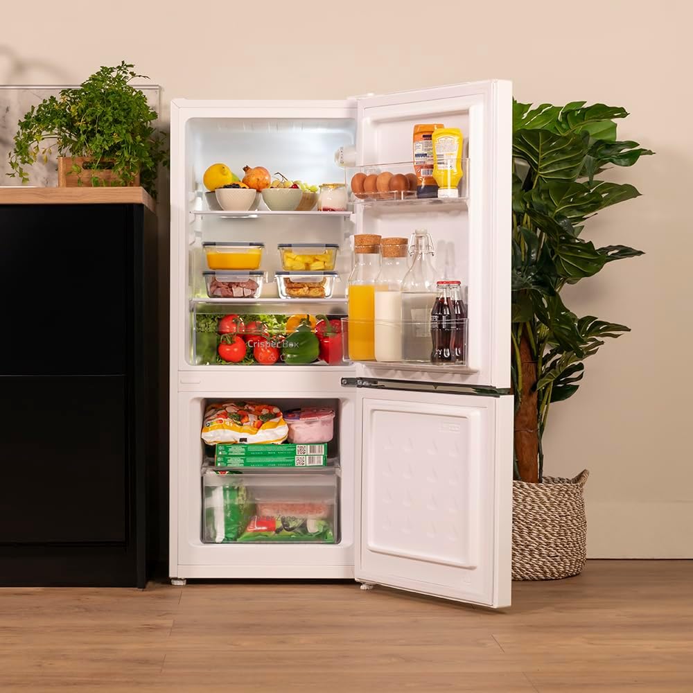 Cecotec - Bolero CoolMarket Combi - 117L, congélateur, Fast Freezing, blanc, E, 117 DF