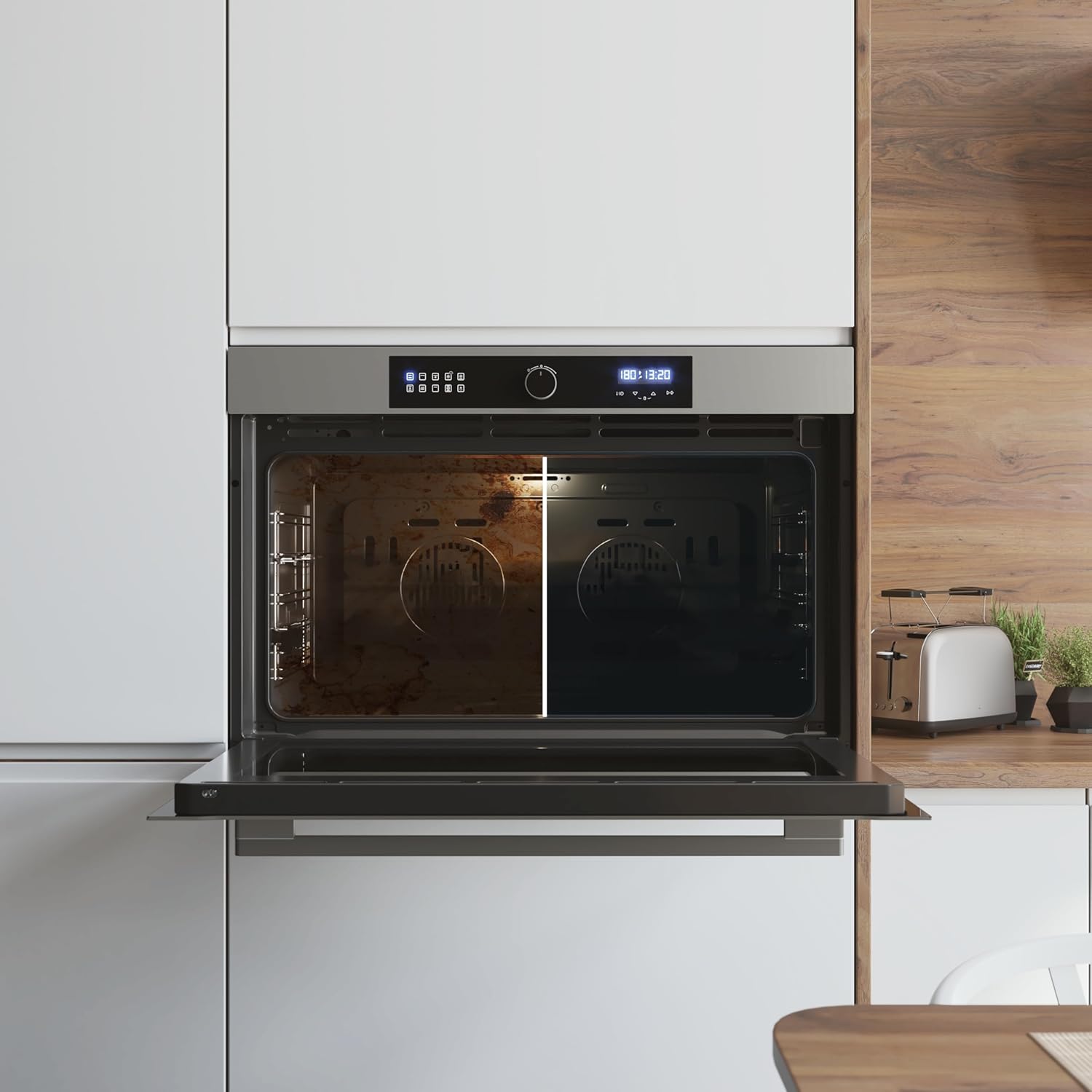 Cecotec - Bolero Hexa - 133L - Inox, 11 fonctions, 3800W, Airfryer AF319000