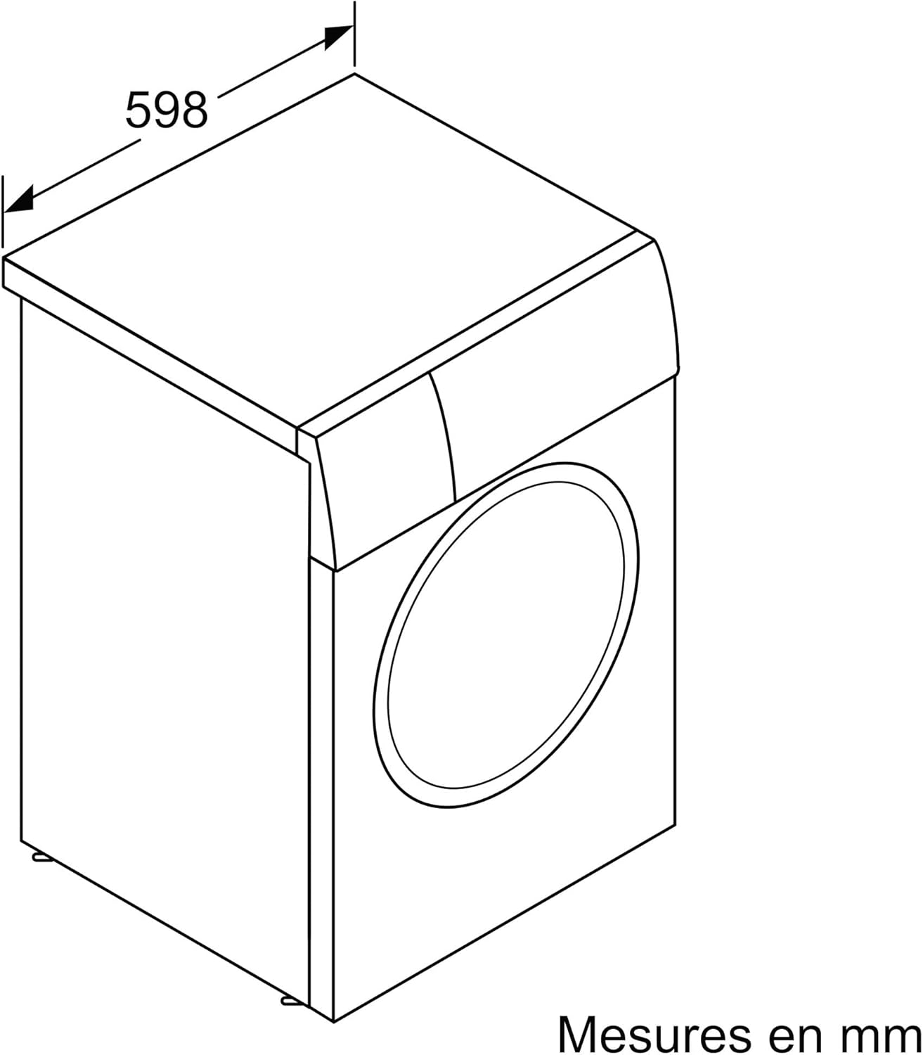 Bosch - lave-linge Série 8, 9 kg, 1400 tr/min, blanc - WGB244A2FR
