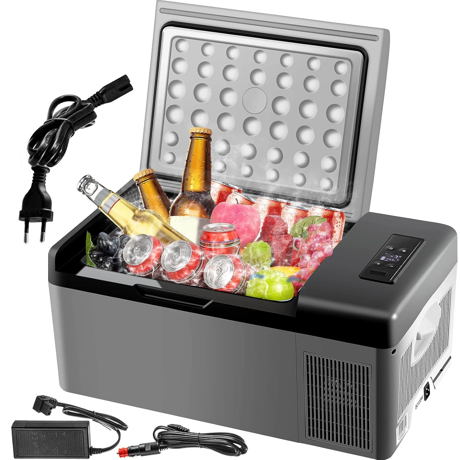 VEVOR - mini réfrigérateur portable 15L, 45W, -20~10°C, 598x320x260mm
