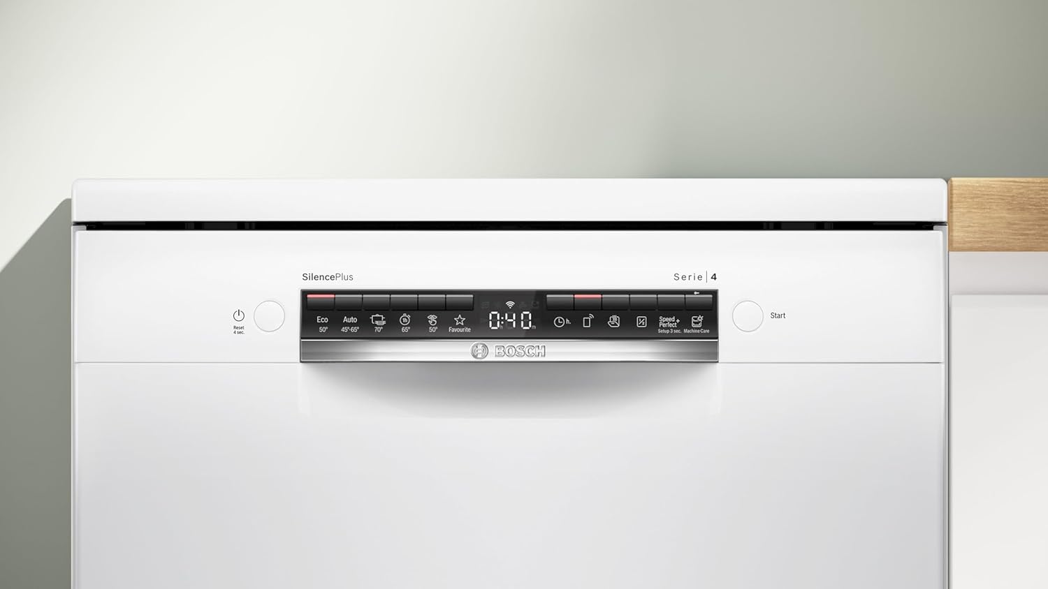 Bosch - Lave-vaisselle Série 4, 60cm, pose libre, blanc - SMS4EMW01F