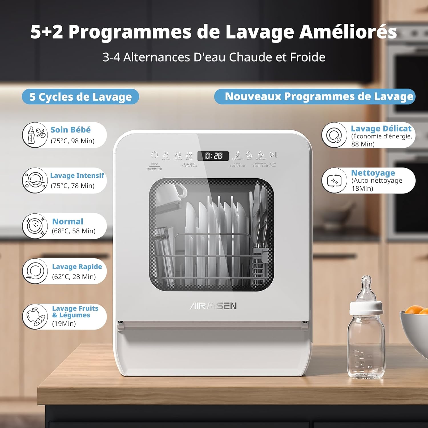 AIRMSEN -  - 4 couverts, , 5L, démarrage différé
