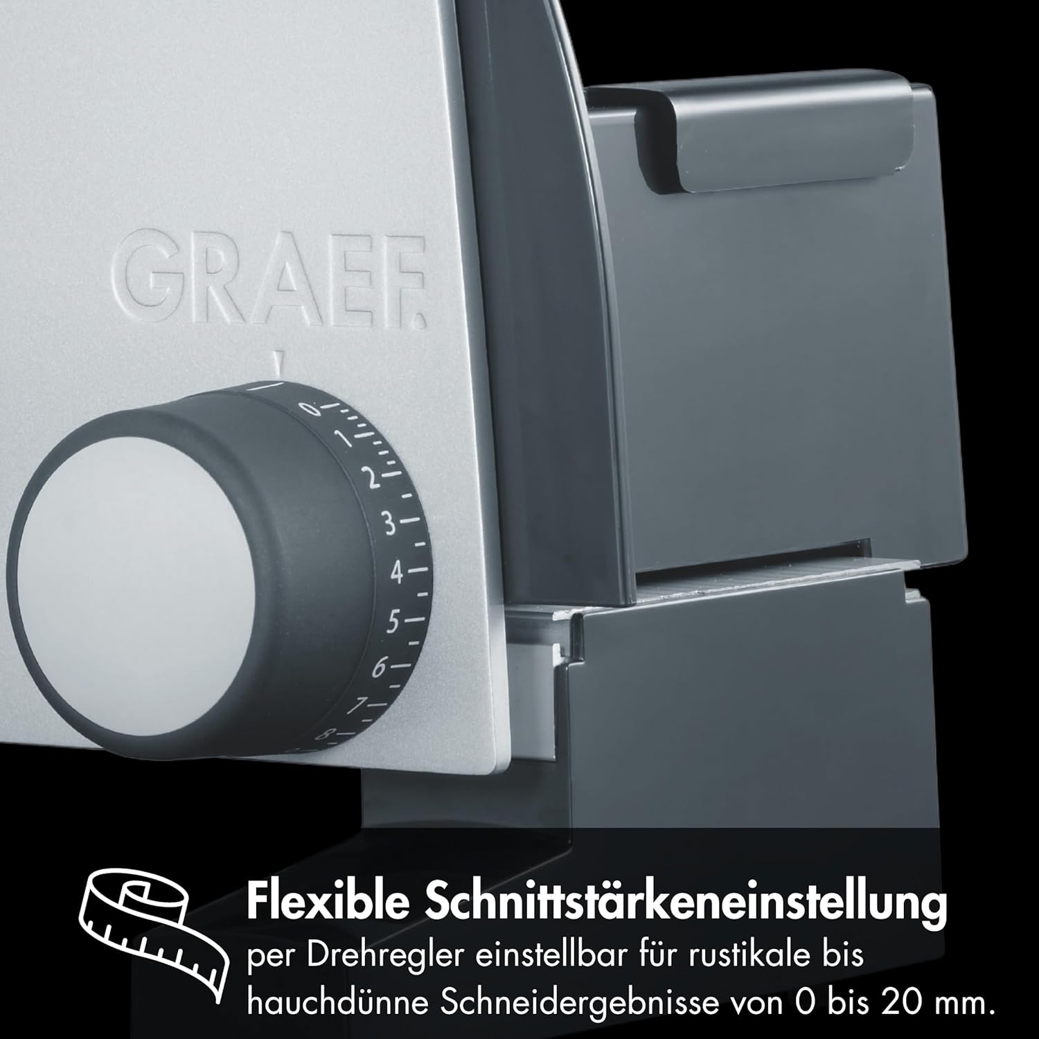 Graef - trancheuse universelle, lame 170mm, coupe 0-20mm, sécurité enfants, G50