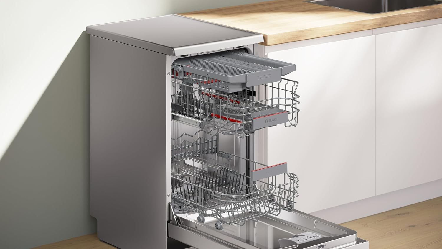 Bosch - Série 4, 45 cm - acier brossé anti-traces