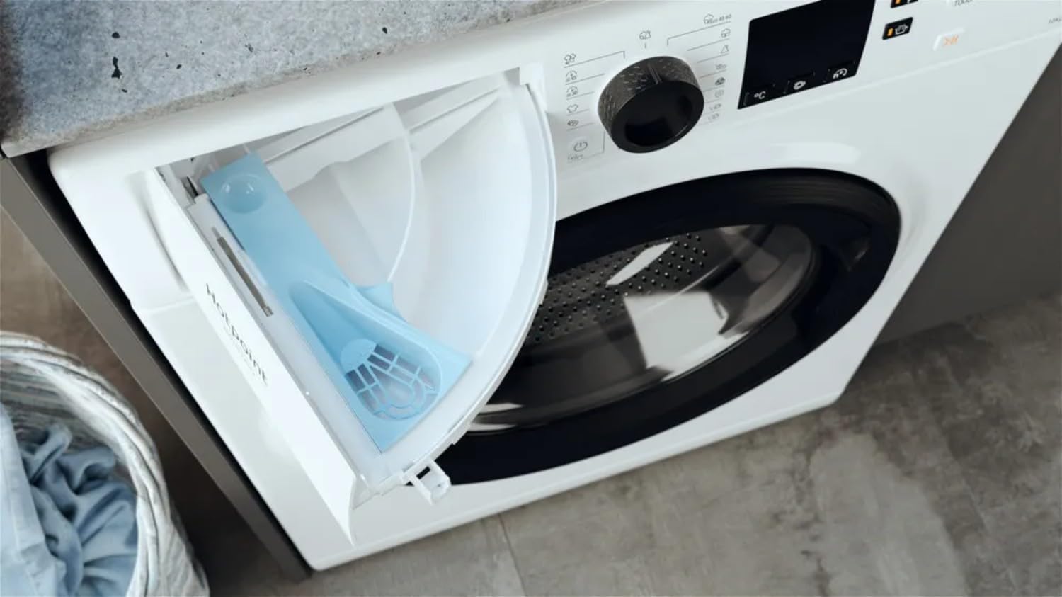 Hotpoint - Lave-linge série 10kg, 1400tr/min, Inverter, Steam Hygiene - NS1069CWKEUN