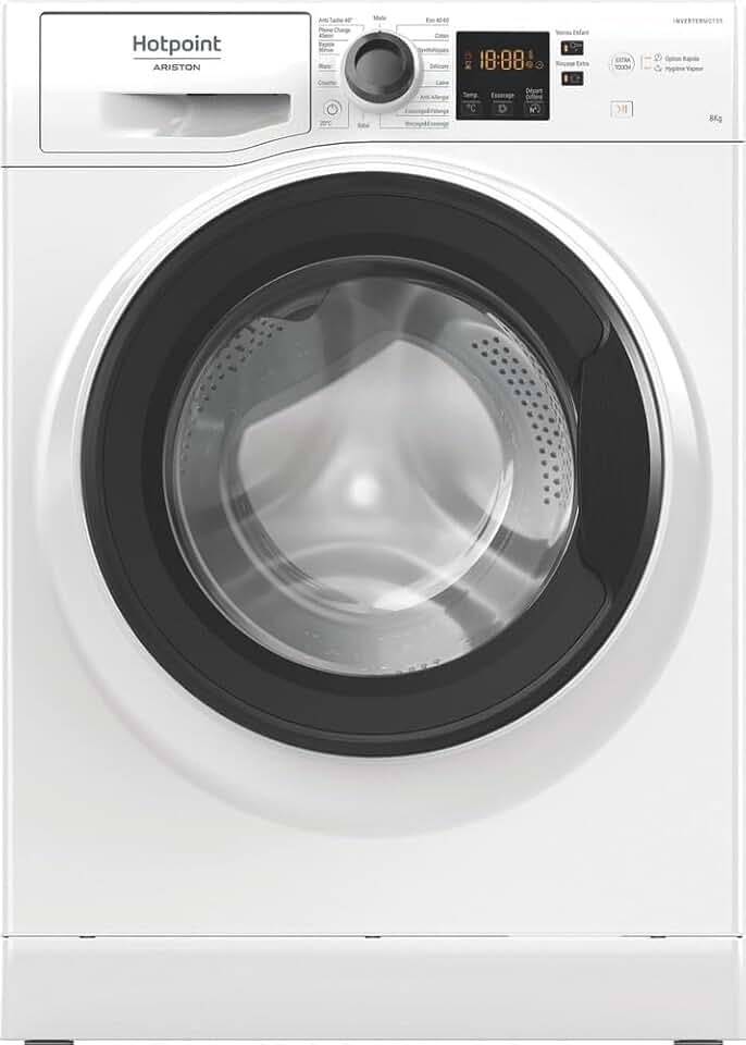 Hotpoint -  8kg, 1400trs, écran digital