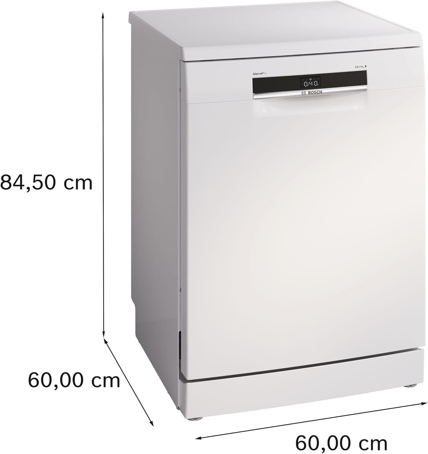 Bosch - Série 6 60cm pose-libre blanc