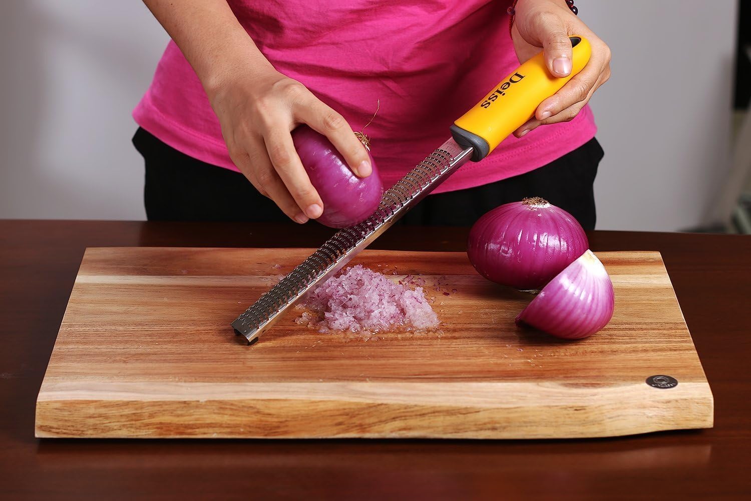 Deiss - PRO Zesteur Râpe manuelle inox - lame tranchante, lave-vaisselle