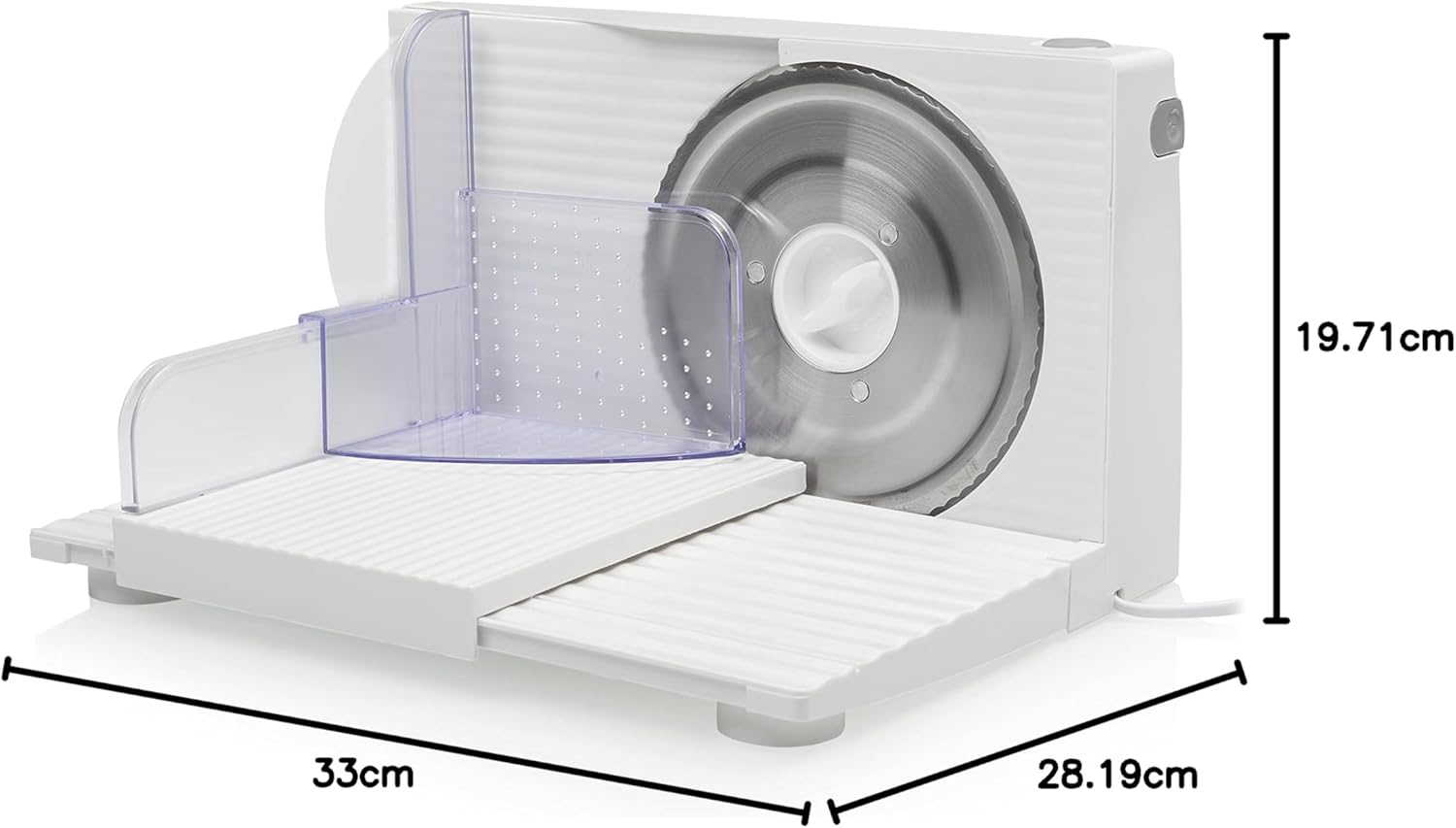 Tristar - trancheuse électrique inox - tranche ajustable, 150W - EM-2098
