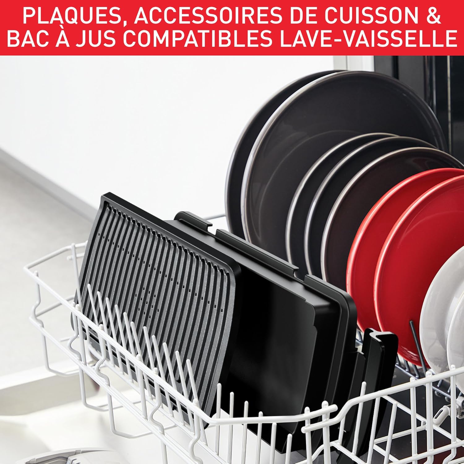 Tefal - Optigrill & Bake XL - XL 8 pers. - 9 programmes, four, GC724D12
