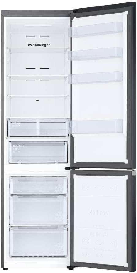 Samsung -  203 cm, 387L, AI, Wifi, inox premium