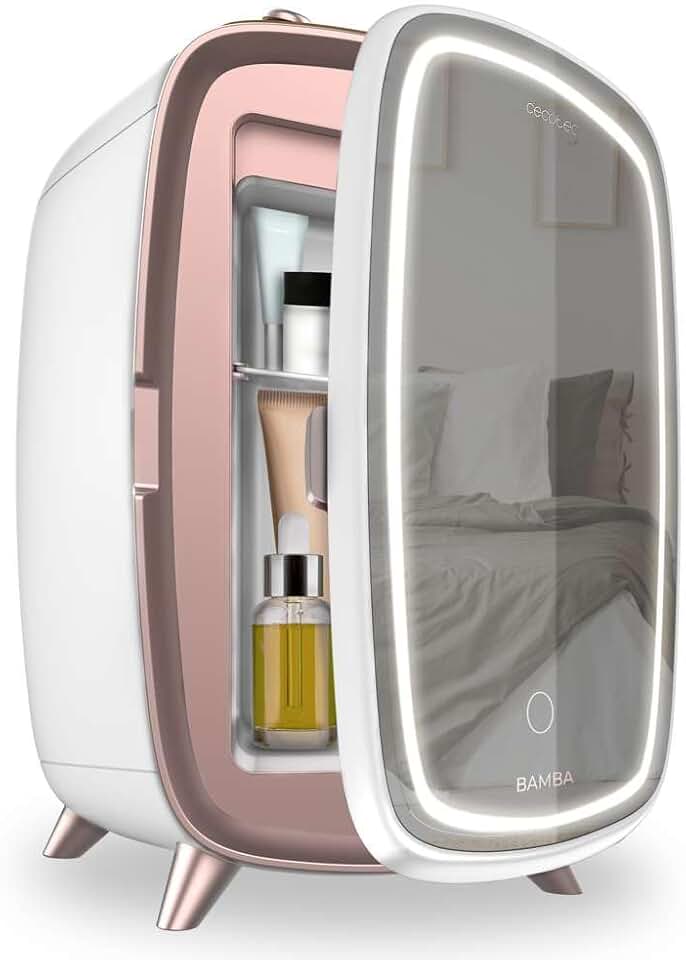 Cecotec - Mini-réfrigérateur pour cosmétiques - compact - 4L, refroidissement rapide