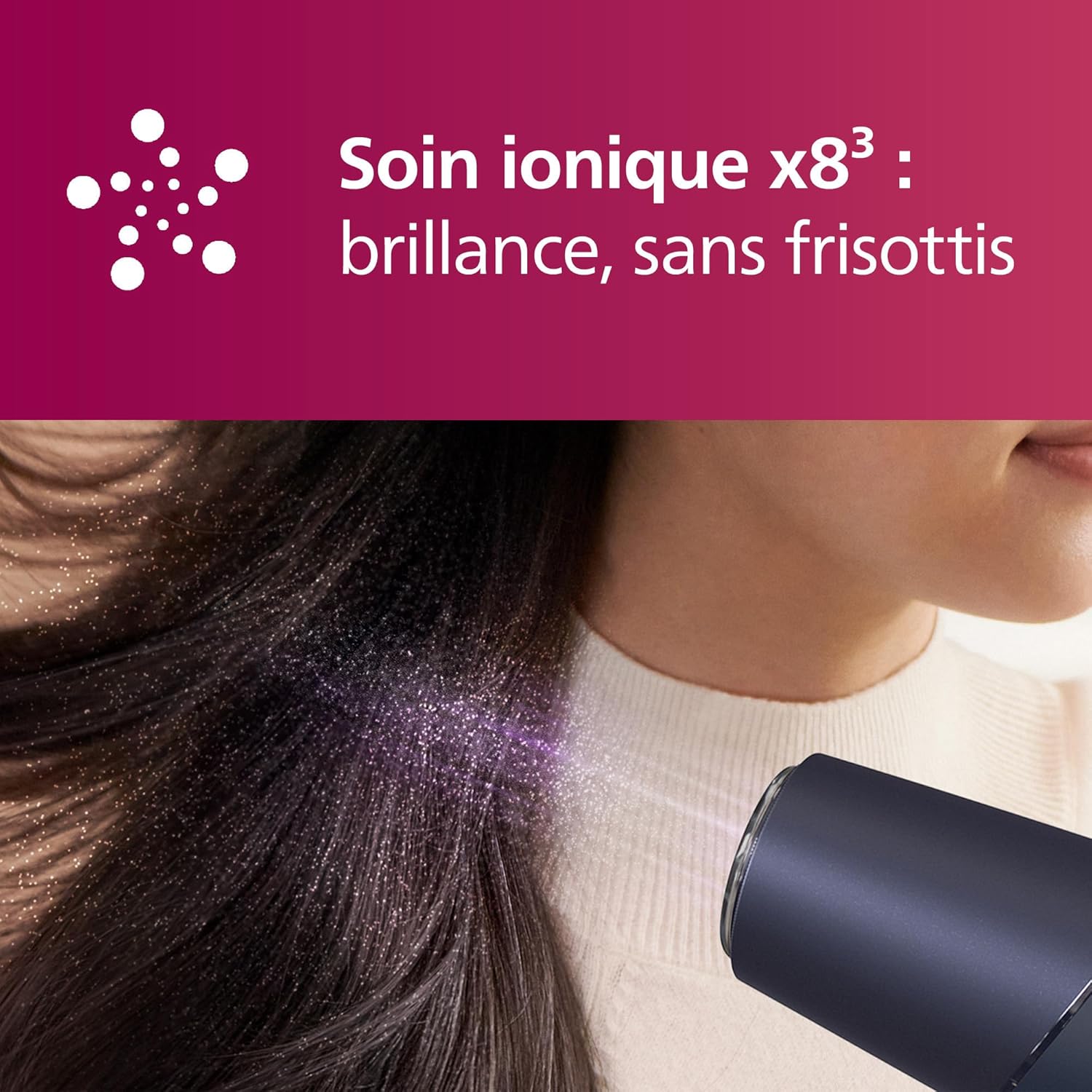 Philips - 5000 Series sèche-cheveux, 2300W, ionique, ThermoShield, BHD510/20