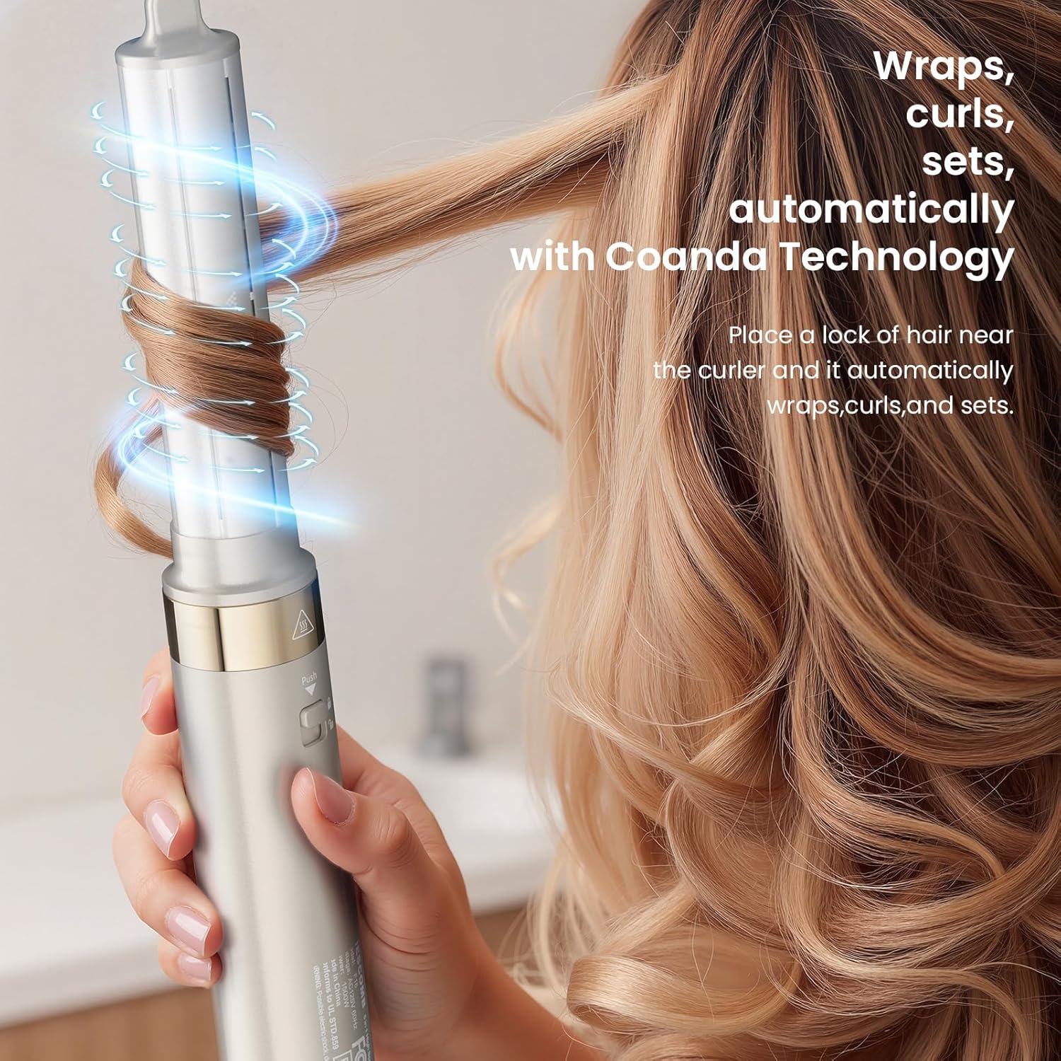 MESCOMB - Air Styler 5 en 1 - brosse chauffante, sèche-cheveux, style polyvalent, protection thermique