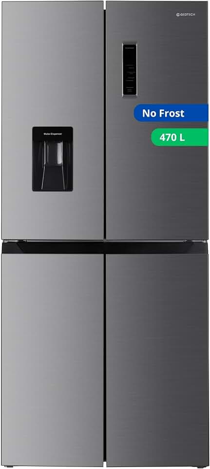 GEDTECH - Multi-portes, 470L, inox, eau, No Frost - GMP470IXT