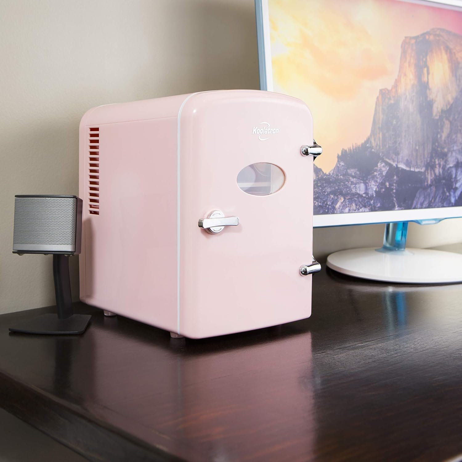 Koolatron - mini frigo Coca Cola 4L, 6 canettes, portable, rose