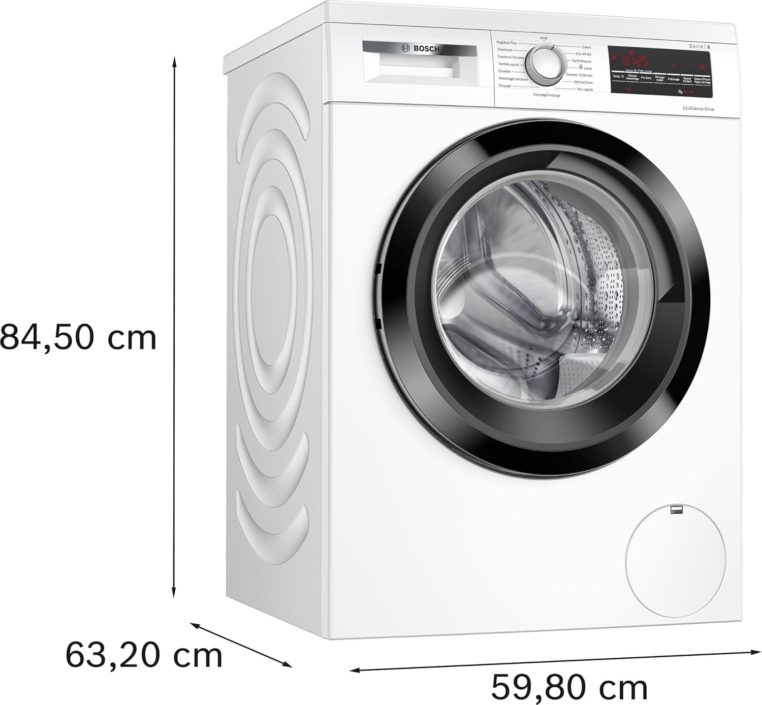 Bosch - Série 6 - 8 kg, 1400 trs/min,