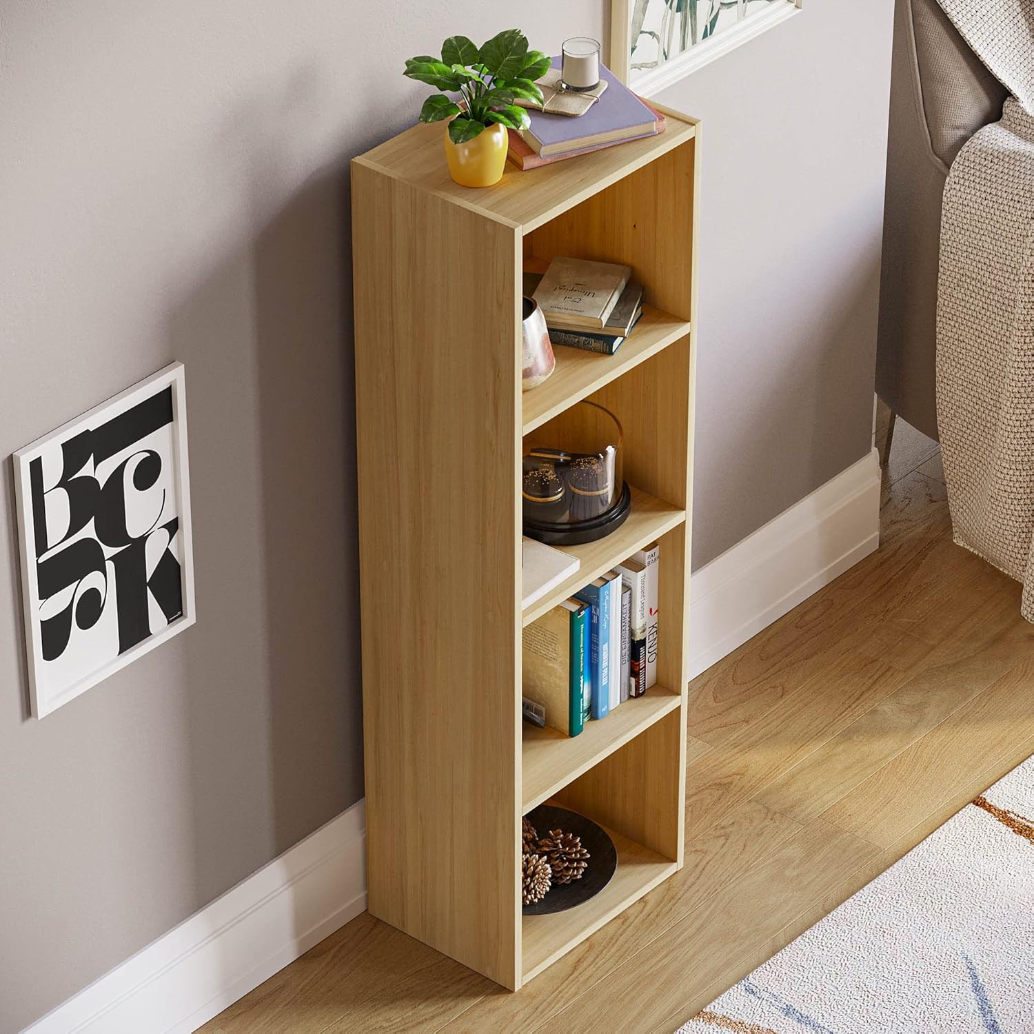 Vida Designs - Oxford séries 4 niveaux - 106x32x24cm - bibliothèque moderne