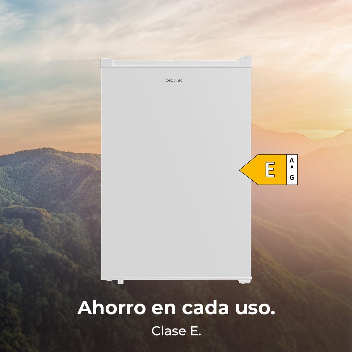 Cecotec - Bolero CoolMarket TT - 133L, LED, classe E, compact TT133L