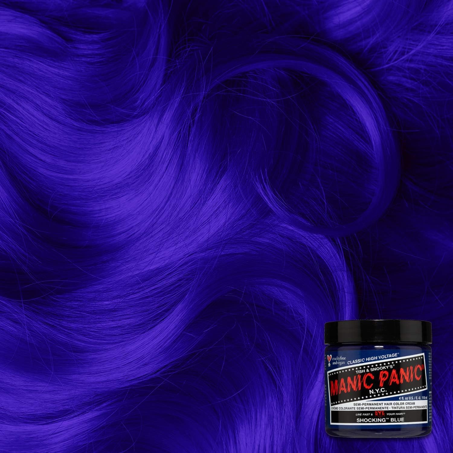 Manic Panic - Classic Creme - 118ml - bleu vif, vegan, semi-permanent