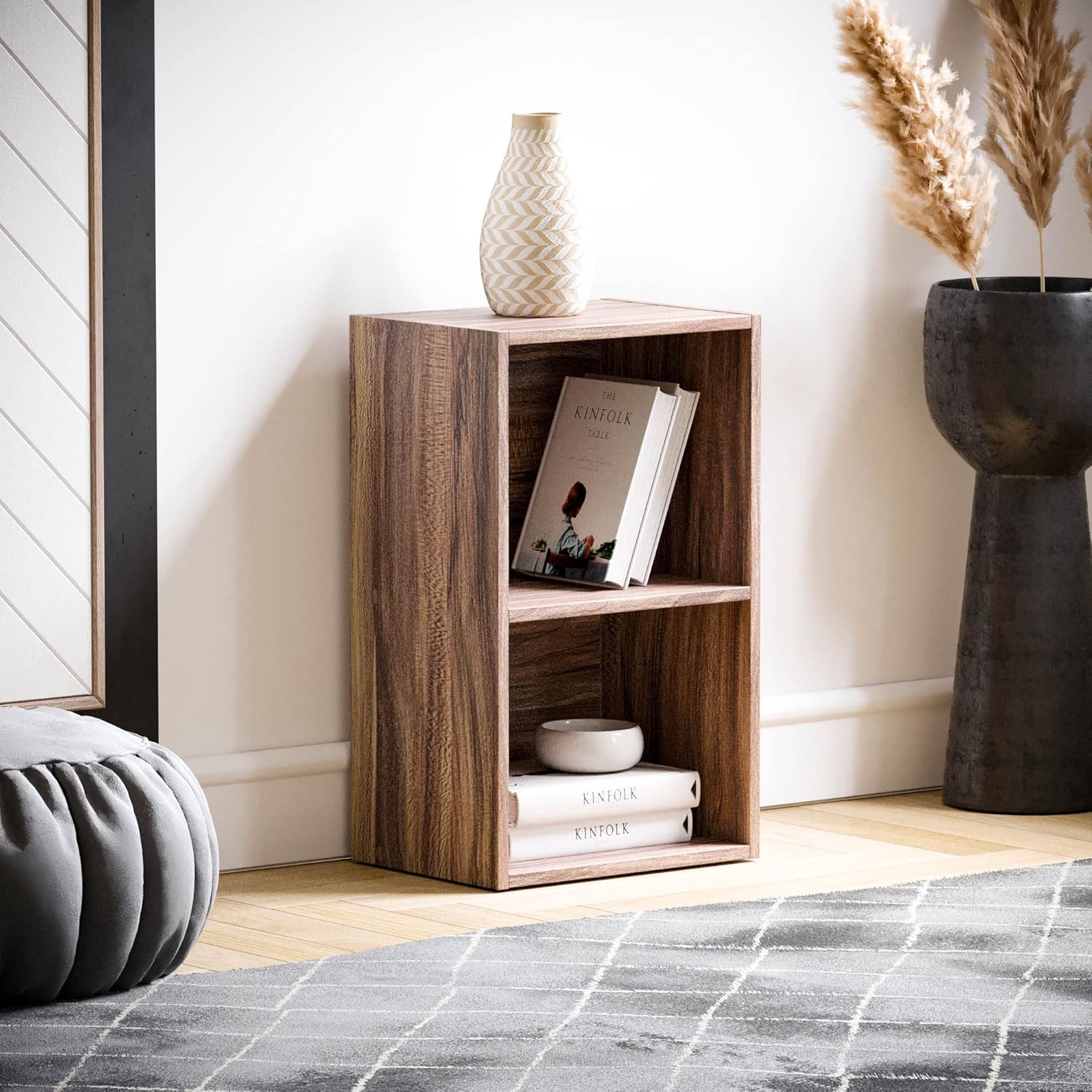 Vida Designs - Oxford 2 niveaux - 54x32x24cm - bibliothèque moderne, rangement compact
