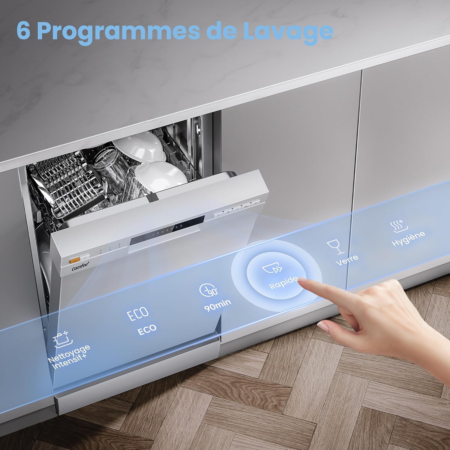 COMFEE' - 10 couverts, départ différé, paniers flexibles