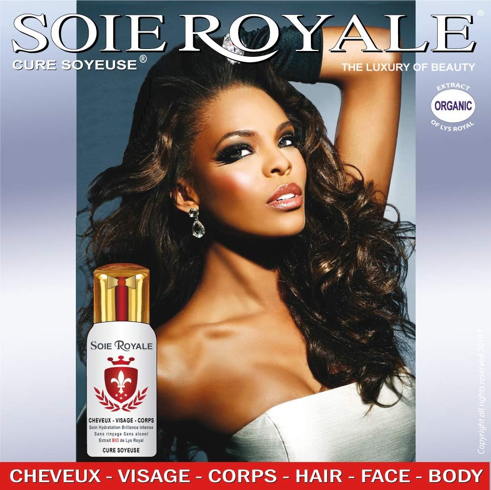 Coffret soins BIO - sérum 66ml, shampoing 125ml - hydratant, brillance, fleur de lys, coco, acide hyaluronique, certifié