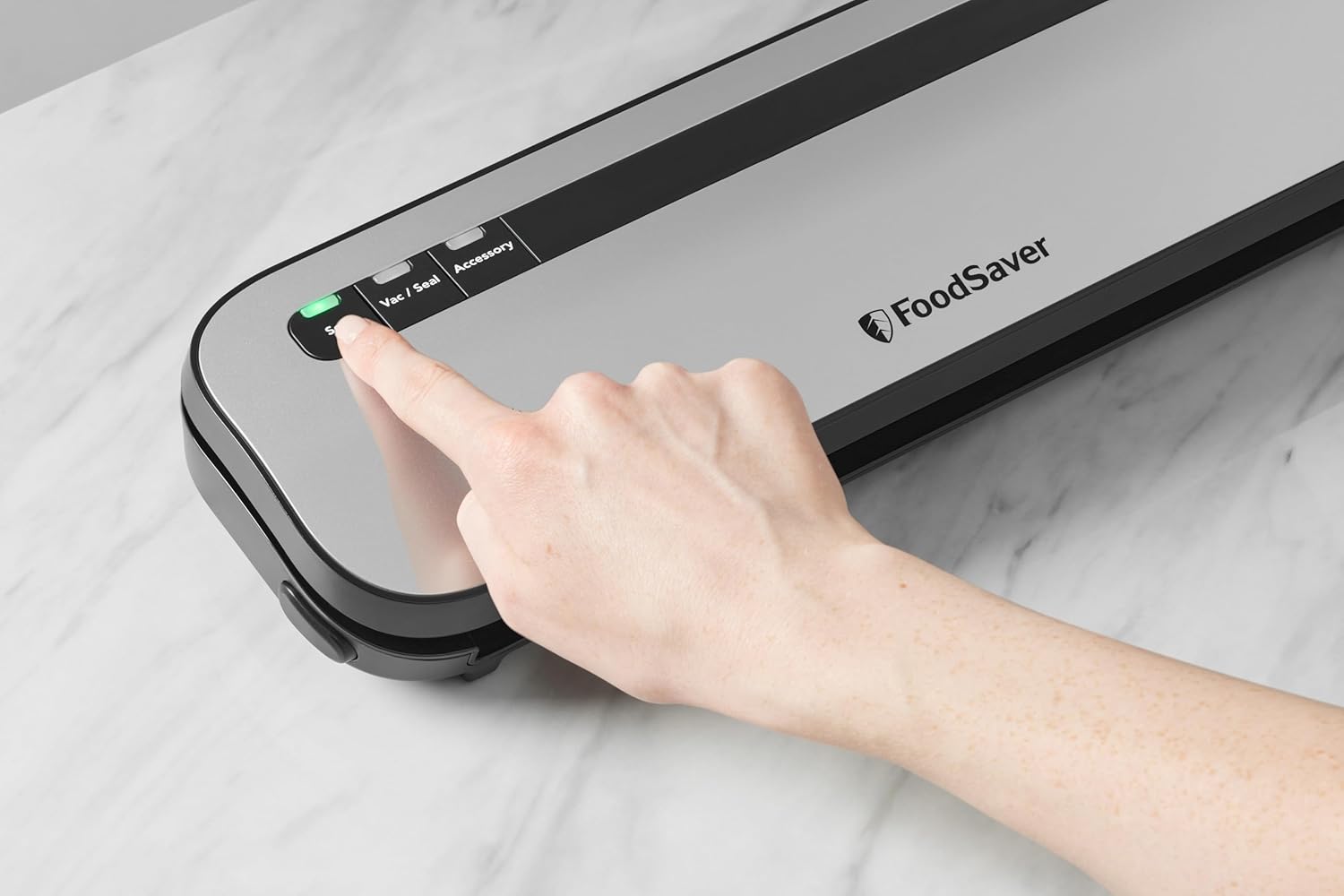 FoodSaver - emballeuse sous vide compacte - 28cm - fraîcheur 5x longue, packs inclus VS1290X