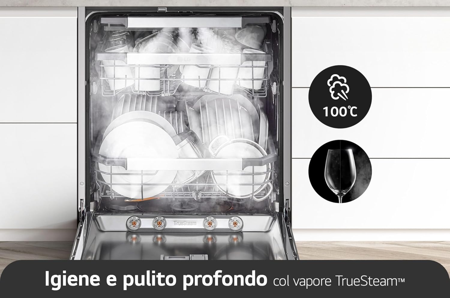 LG - 60 cm,  encastrable ,14 couverts, silencieux, 